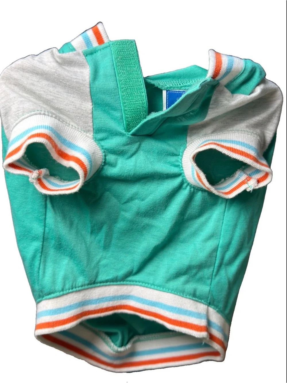 NWOT Top Paw Oh Kale No Hooded Dog Hoodie, Size M, Green/Gray, Cotton/Polyester